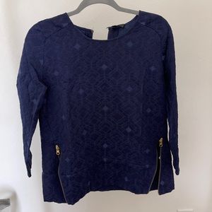 J. Crew Jacquard Top
